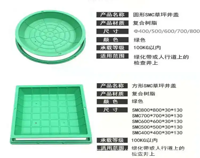 彝良树脂复合种植井盖展示